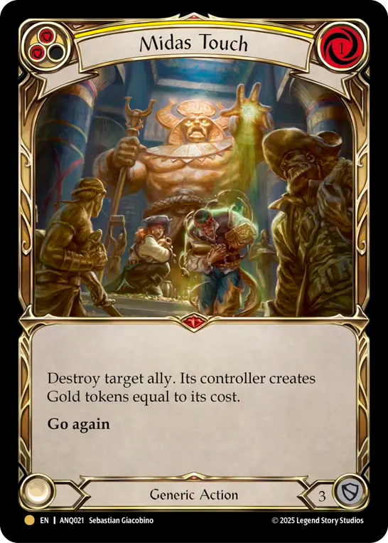 Midas Touch (Yellow) - Flesh and Blood TCG - MoxLand