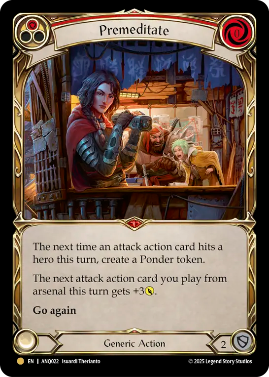 Premeditate (Red) - Flesh and Blood TCG - MoxLand