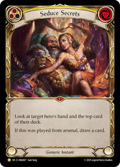 Seduce Secrets (Yellow) - Flesh and Blood TCG - MoxLand