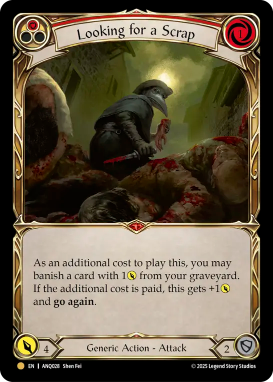 Looking for a Scrap (Red) - Flesh and Blood TCG - MoxLand
