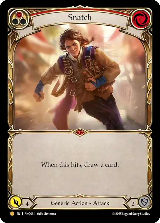 Snatch (Red) - Flesh and Blood TCG - MoxLand