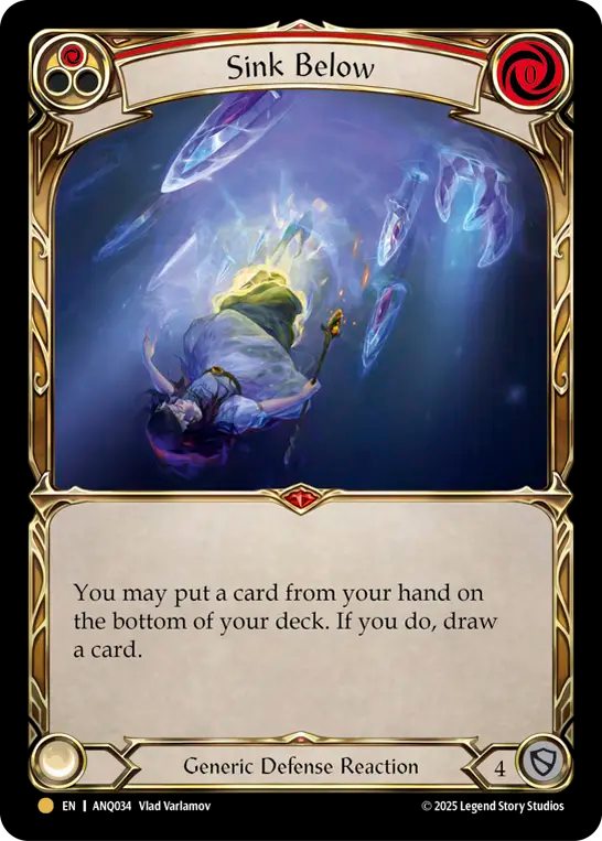 Sink Below (Red) - Flesh and Blood TCG - MoxLand