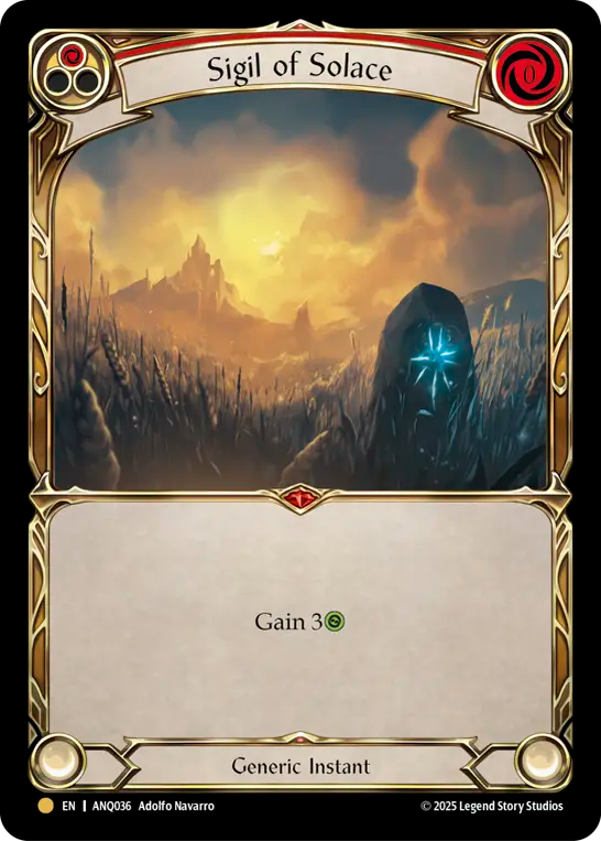Sigil of Solace (Red) - Flesh and Blood TCG - MoxLand