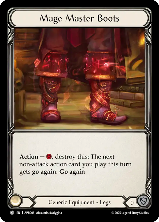 Mage Master Boots - Flesh and Blood TCG - MoxLand