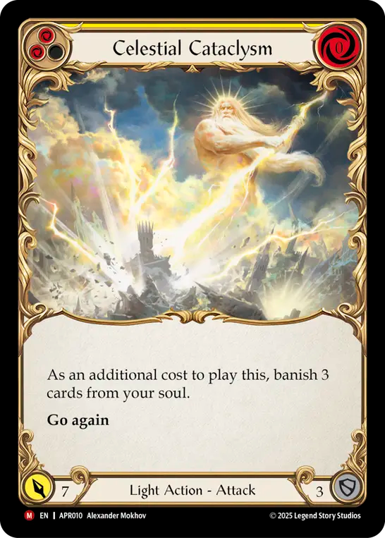 Celestial Cataclysm (Yellow) - Flesh and Blood TCG - MoxLand