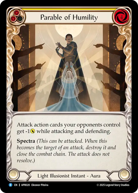 Parable of Humility (Yellow) - Flesh and Blood TCG - MoxLand