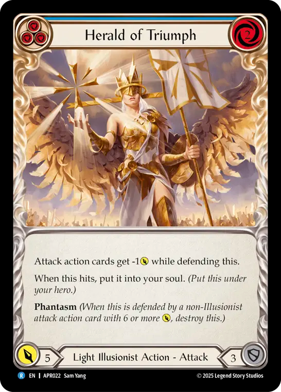 Herald of Triumph (Blue) - Flesh and Blood TCG - MoxLand