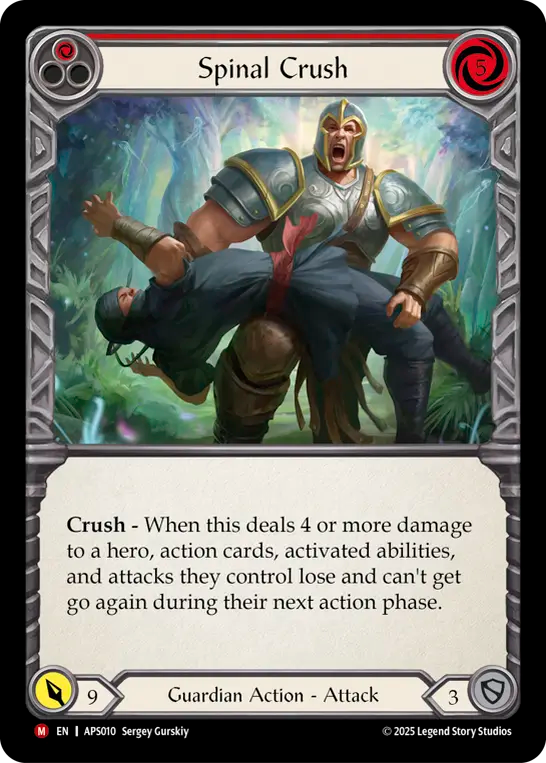 Spinal Crush (Red) - Flesh and Blood TCG - MoxLand
