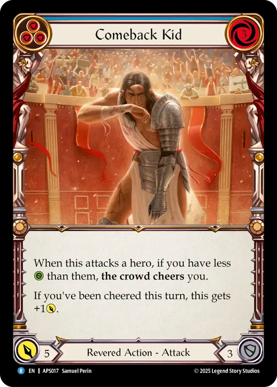 Comeback Kid (Blue) - Flesh and Blood TCG - MoxLand