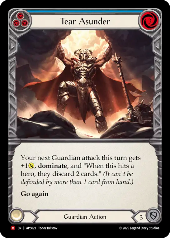 Tear Asunder (Blue) - Flesh and Blood TCG - MoxLand