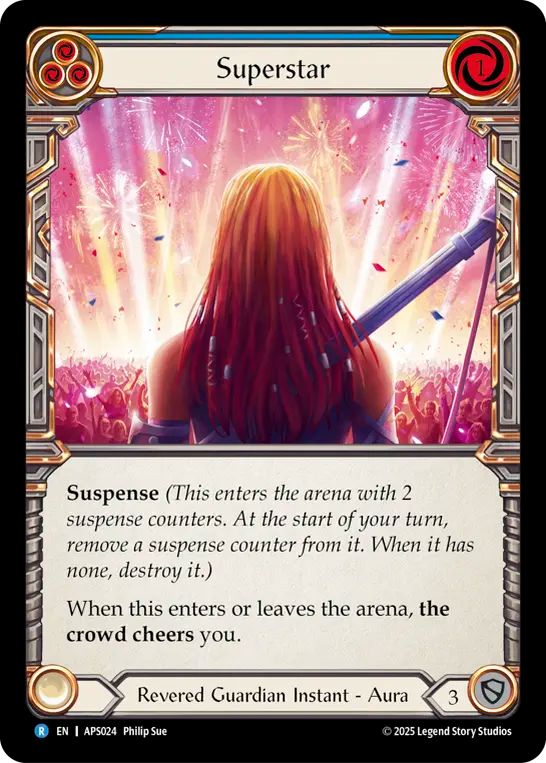 Superstar (Blue) - Flesh and Blood TCG - MoxLand