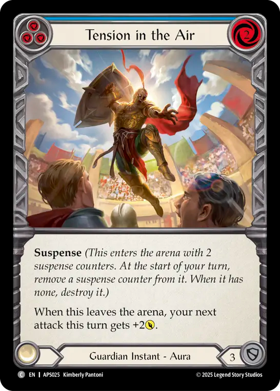 Tension in the Air (Blue) - Flesh and Blood TCG - MoxLand
