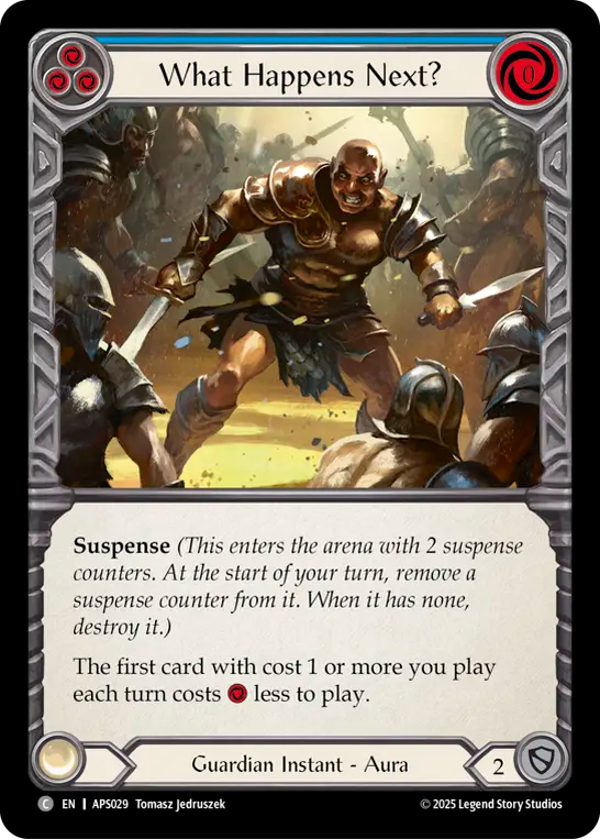 What Happens Next? (Blue) - Flesh and Blood TCG - MoxLand