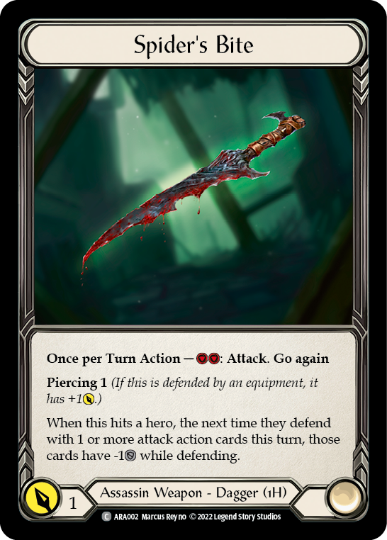 Spider's Bite - Flesh and Blood TCG - MoxLand