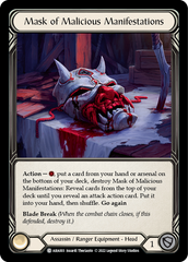 Mask of Malicious Manifestations - Flesh and Blood TCG - MoxLand