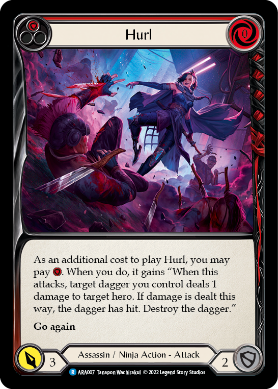 Hurl (Red) - Flesh and Blood TCG - MoxLand