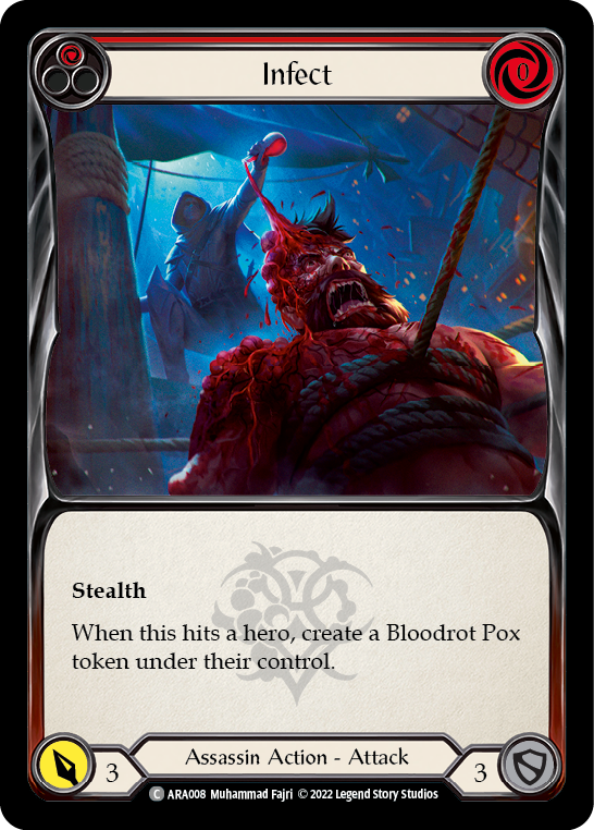 Infect (Red) - Flesh and Blood TCG - MoxLand