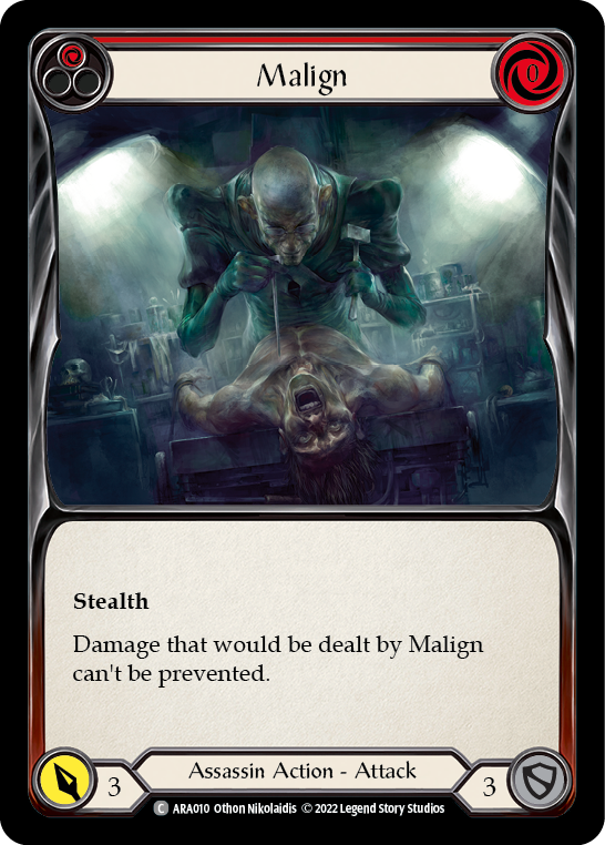 Malign (Red) - Flesh and Blood TCG - MoxLand