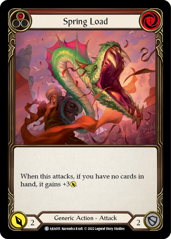 Spring Load (Red) - Flesh and Blood TCG - MoxLand