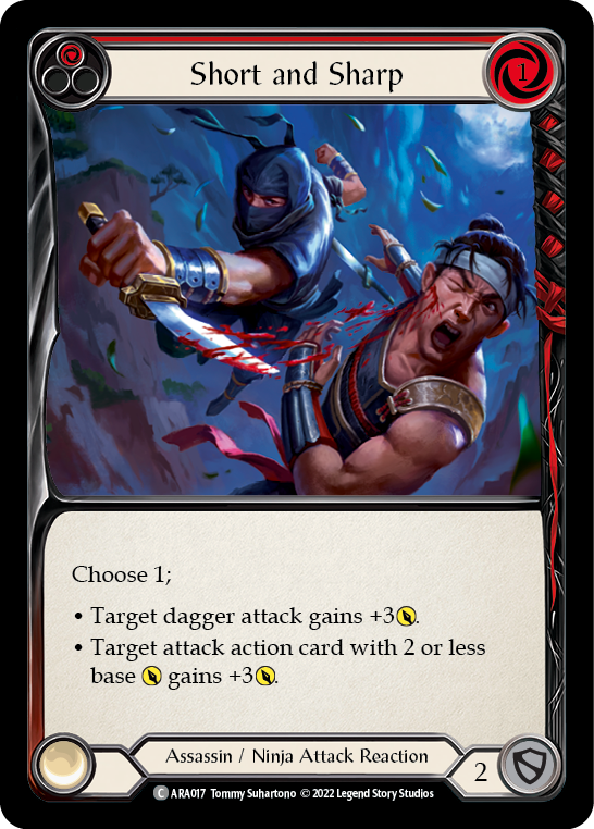 Short and Sharp (Red) - Flesh and Blood TCG - MoxLand