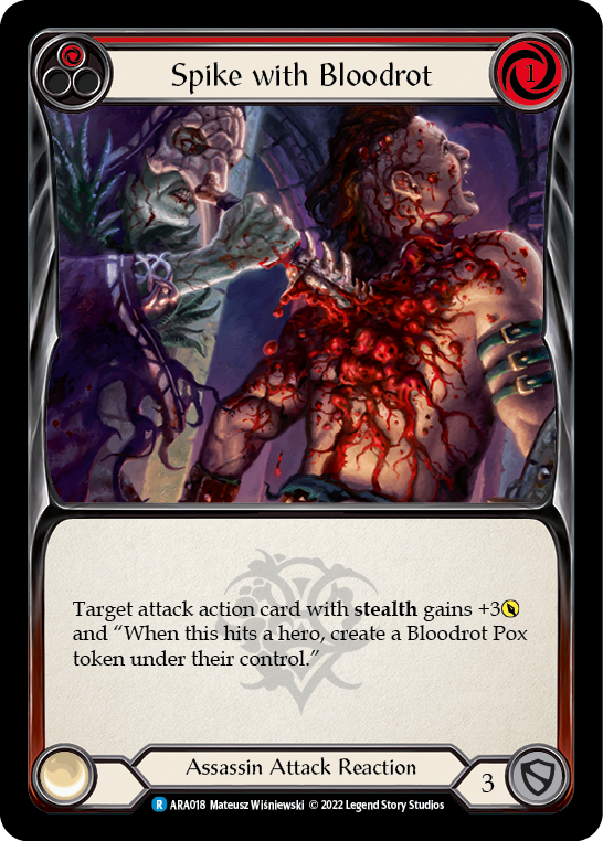 Spike with Bloodrot (Red) - Flesh and Blood TCG - MoxLand