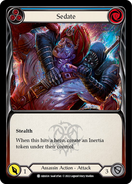Sedate (Blue) - Flesh and Blood TCG - MoxLand