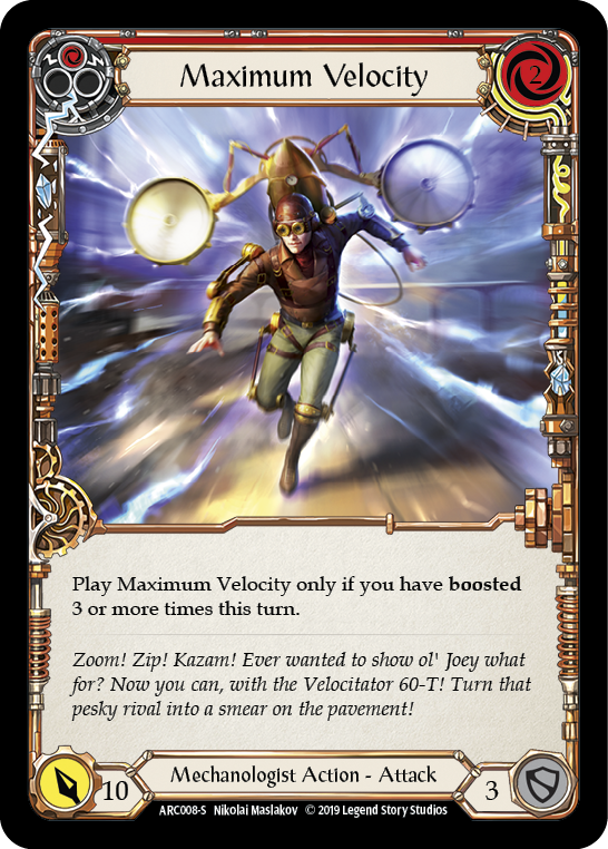 Maximum Velocity (Red) - Flesh and Blood TCG - MoxLand