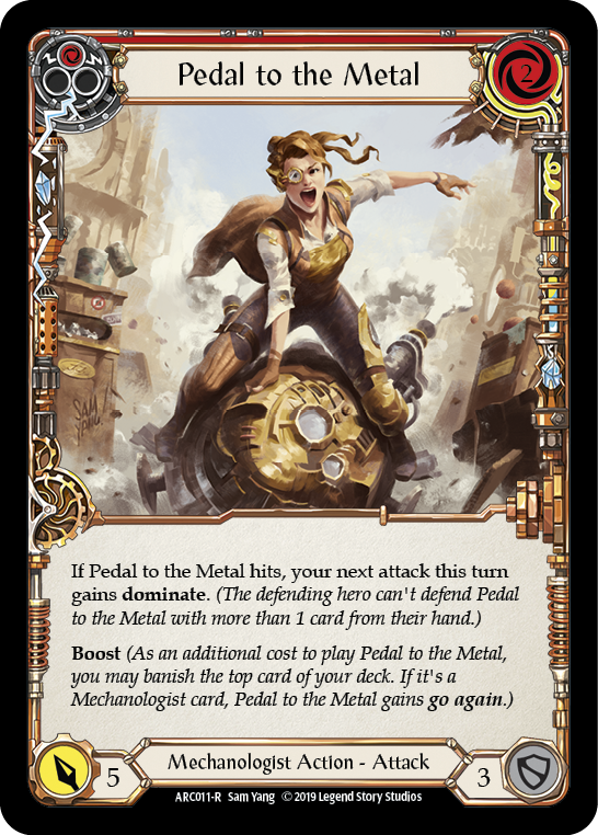 Pedal to the Metal (Red) - Flesh and Blood TCG - MoxLand