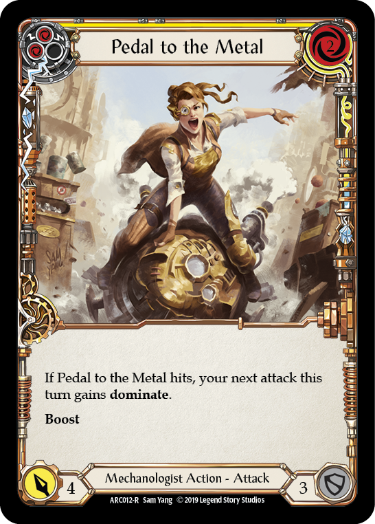 Pedal to the Metal (Yellow) - Flesh and Blood TCG - MoxLand