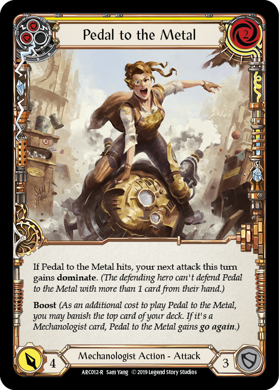 Pedal to the Metal (Yellow) - Flesh and Blood TCG - MoxLand