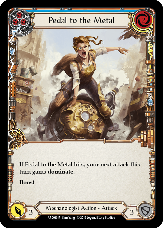 Pedal to the Metal (Blue) - Flesh and Blood TCG - MoxLand
