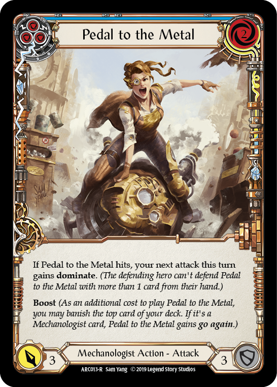 Pedal to the Metal (Blue) - Flesh and Blood TCG - MoxLand