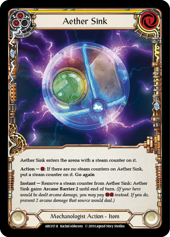 Aether Sink (Yellow) - Flesh and Blood TCG - MoxLand