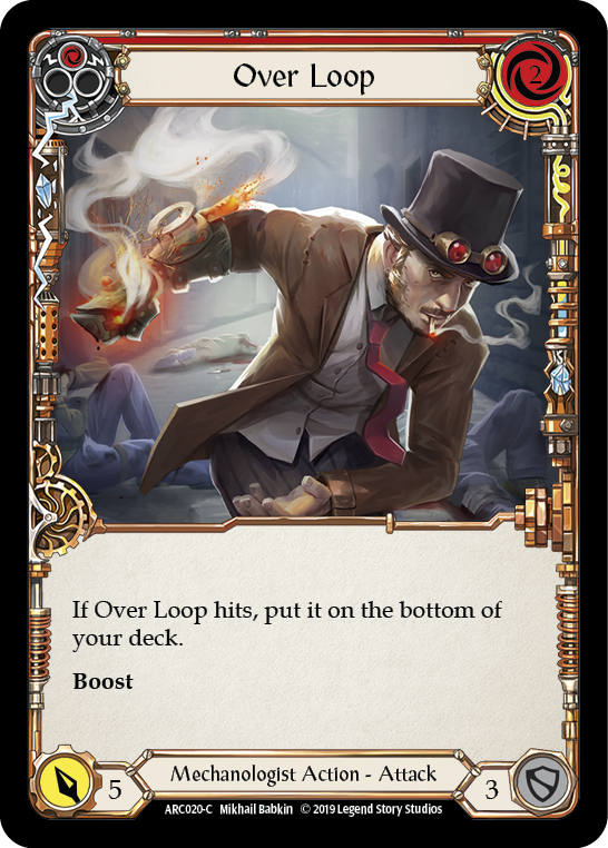 Over Loop (Red) - Flesh and Blood TCG - MoxLand