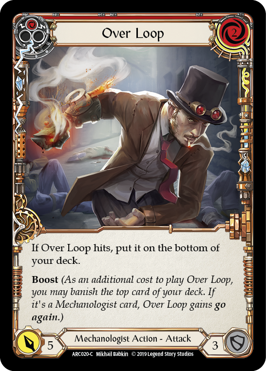 Over Loop (Red) - Flesh and Blood TCG - MoxLand