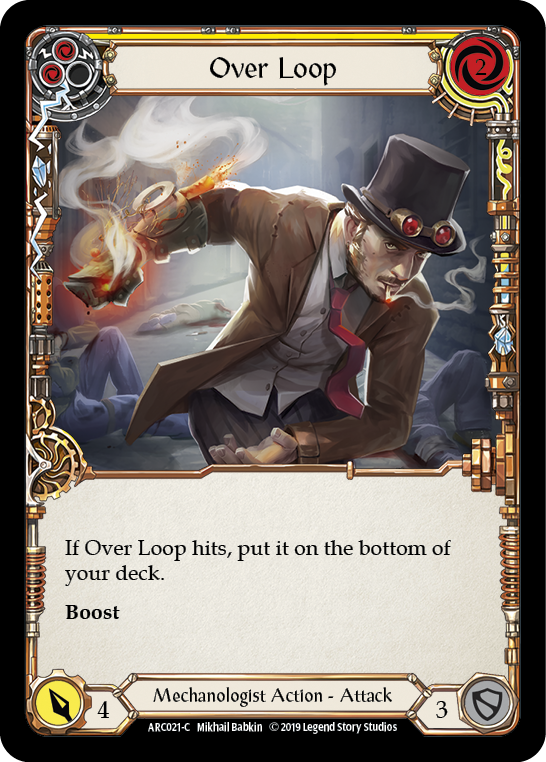Over Loop (Yellow) - Flesh and Blood TCG - MoxLand