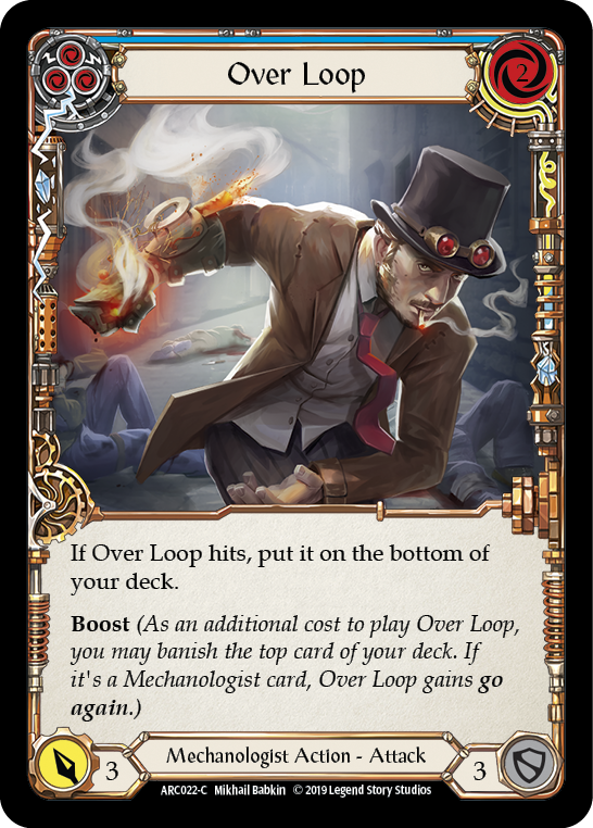 Over Loop (Blue) - Flesh and Blood TCG - MoxLand