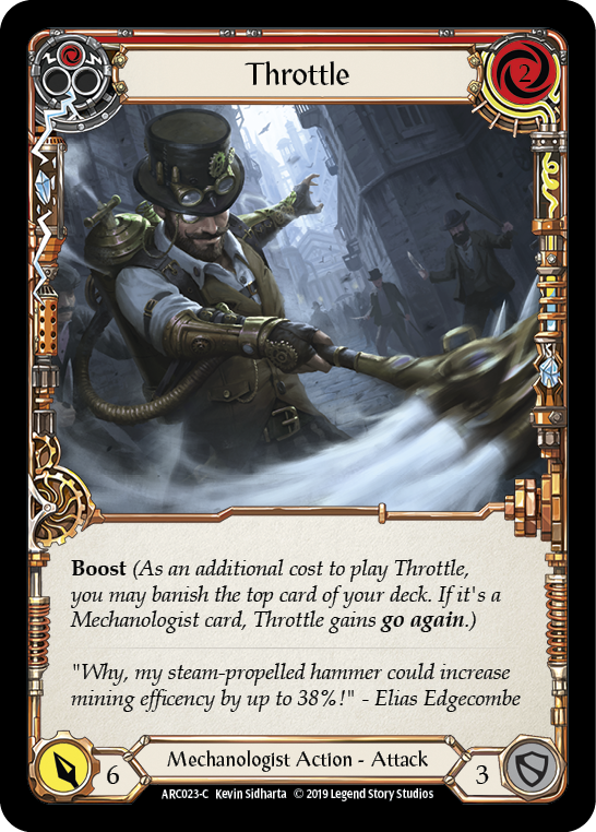 Throttle (Red) - Flesh and Blood TCG - MoxLand
