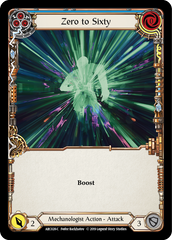 Zero to Sixty (Blue) - Flesh and Blood TCG - MoxLand