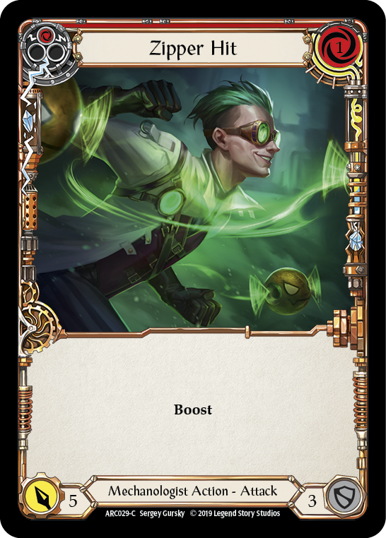 Zipper Hit (Red) - Flesh and Blood TCG - MoxLand