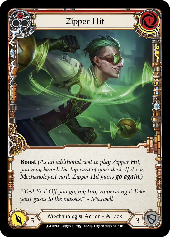 Zipper Hit (Red) - Flesh and Blood TCG - MoxLand