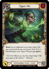 Zipper Hit (Yellow) - Flesh and Blood TCG - MoxLand