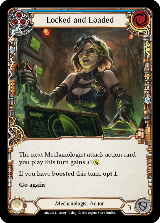 Locked and Loaded (Blue) - Flesh and Blood TCG - MoxLand