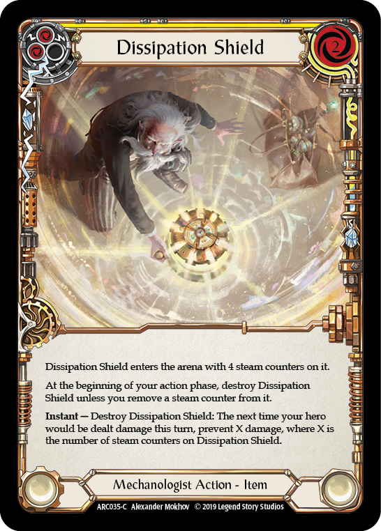 Dissipation Shield (Yellow) - Flesh and Blood TCG - MoxLand
