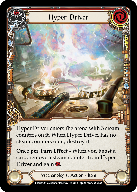 Hyper Driver (Red) - Flesh and Blood TCG - MoxLand