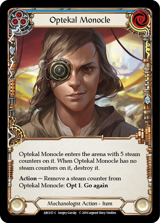 Optekal Monocle (Blue) - Flesh and Blood TCG - MoxLand