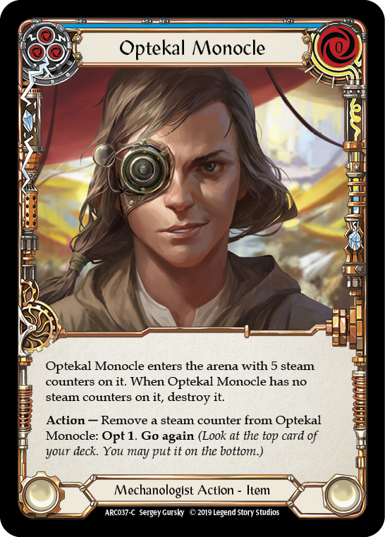 Optekal Monocle (Blue) - Flesh and Blood TCG - MoxLand