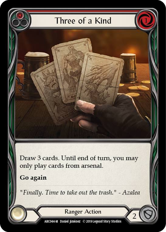 Three of a Kind (Red) - Flesh and Blood TCG - MoxLand