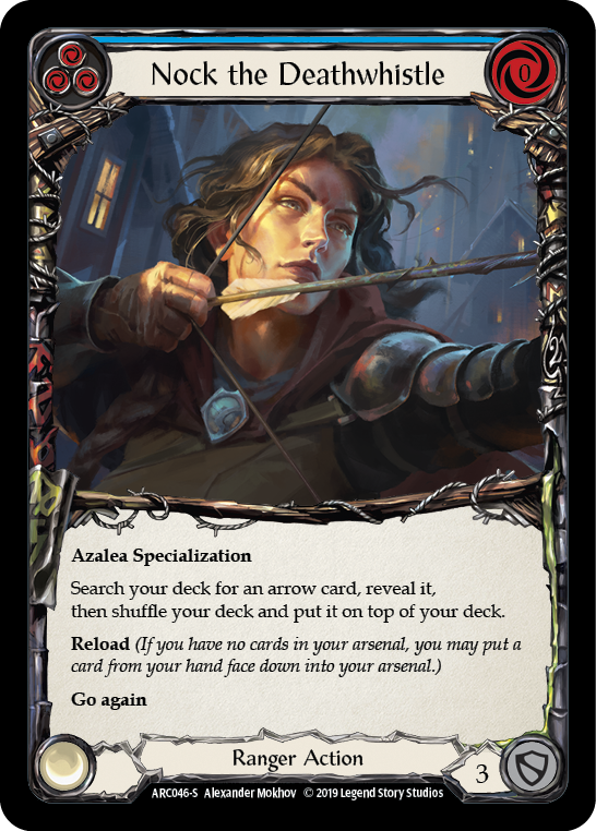 Nock the Deathwhistle (Blue) - Flesh and Blood TCG - MoxLand