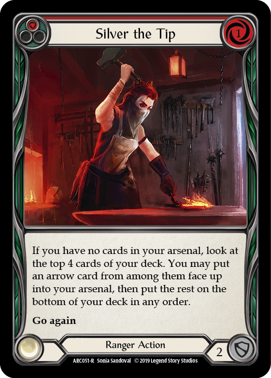 Silver the Tip (Red) - Flesh and Blood TCG - MoxLand
